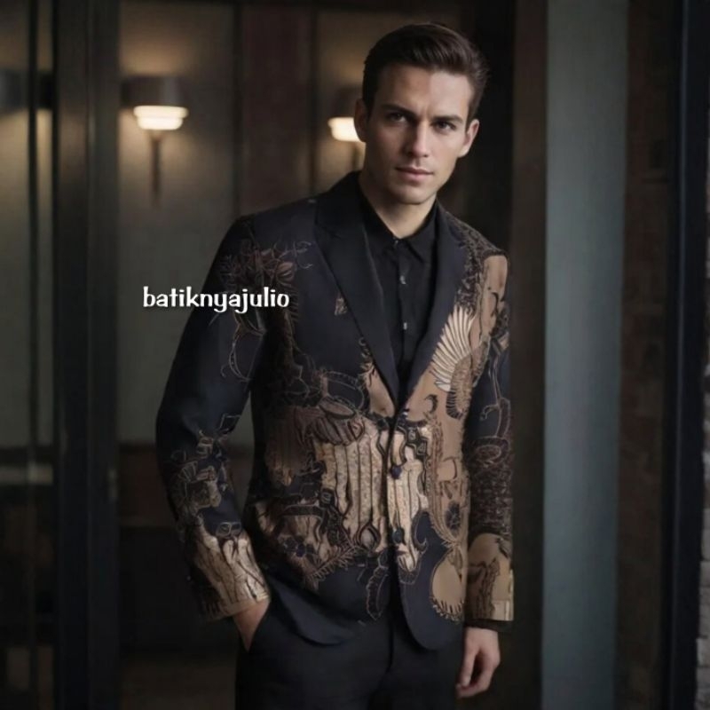 balzer batik jas batik pria premium batiknya Julio id 124