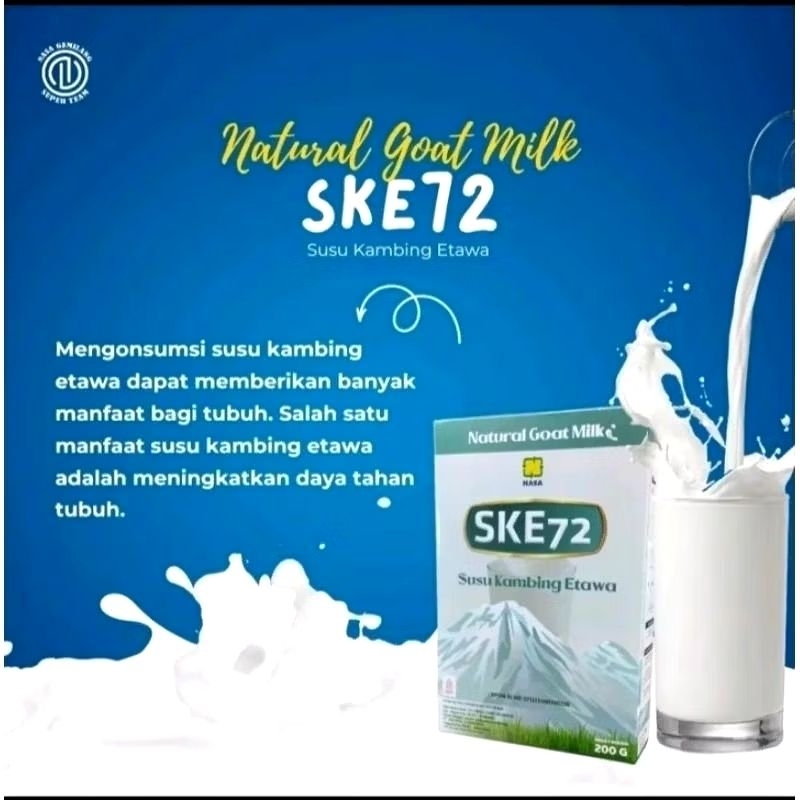 

Susu Kambing Etawa Ske-72 Natural Goat Milk Nasa 200gr