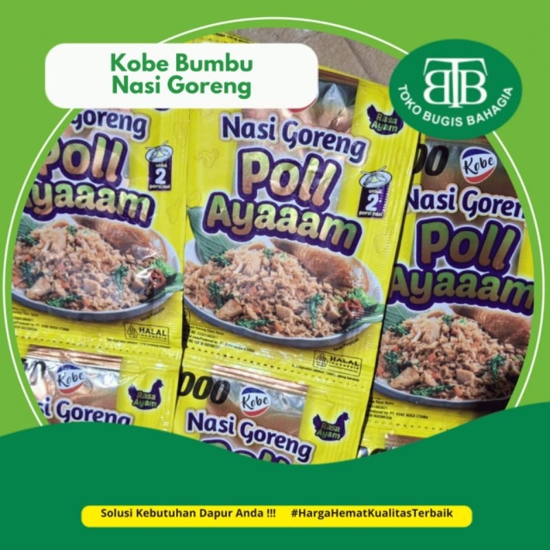 

Kobe Bumbu Nasi goreng Poll Ayam, Murah Makassar
