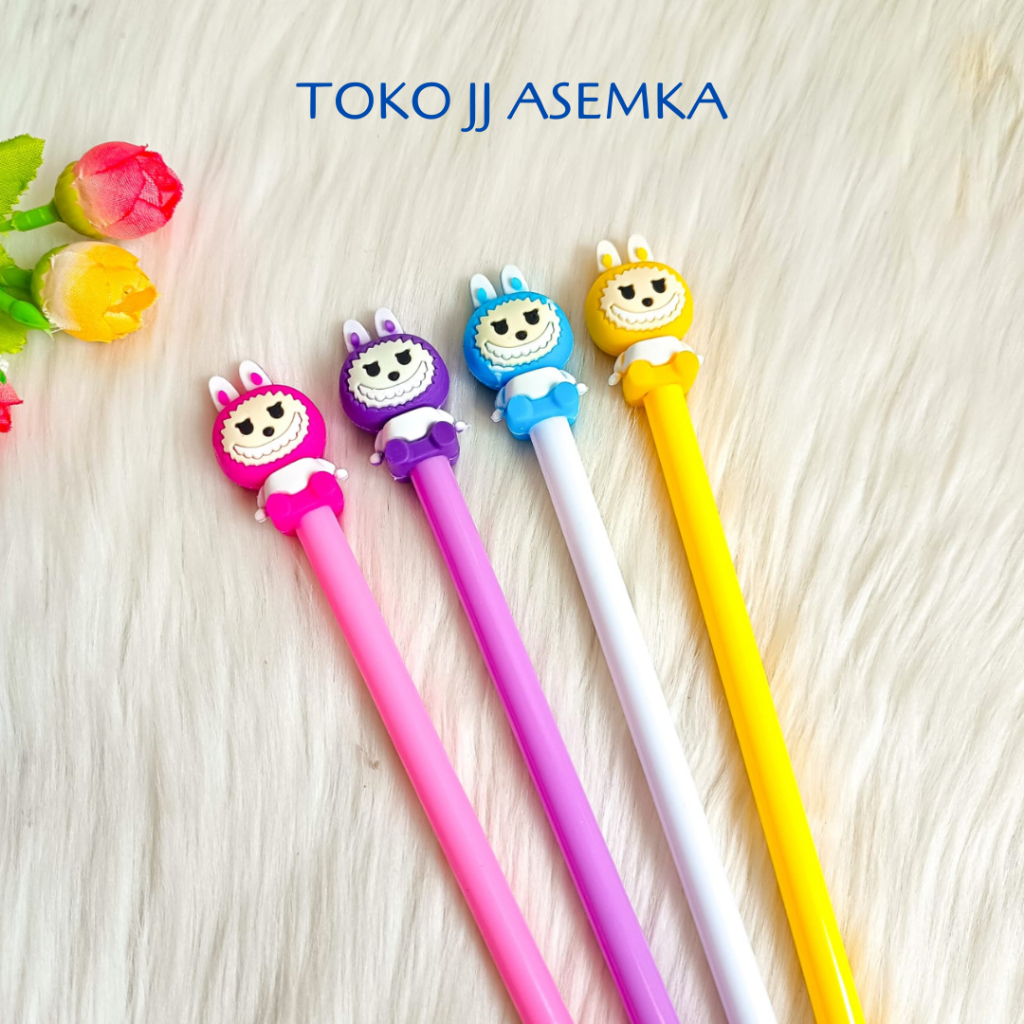 

PULPEN GEL LABUBU PEN PENA BOLPEN BOLPOIN ATK THE MONSTER POPMART LISA BLACKPINK MURAH GROSIR COD
