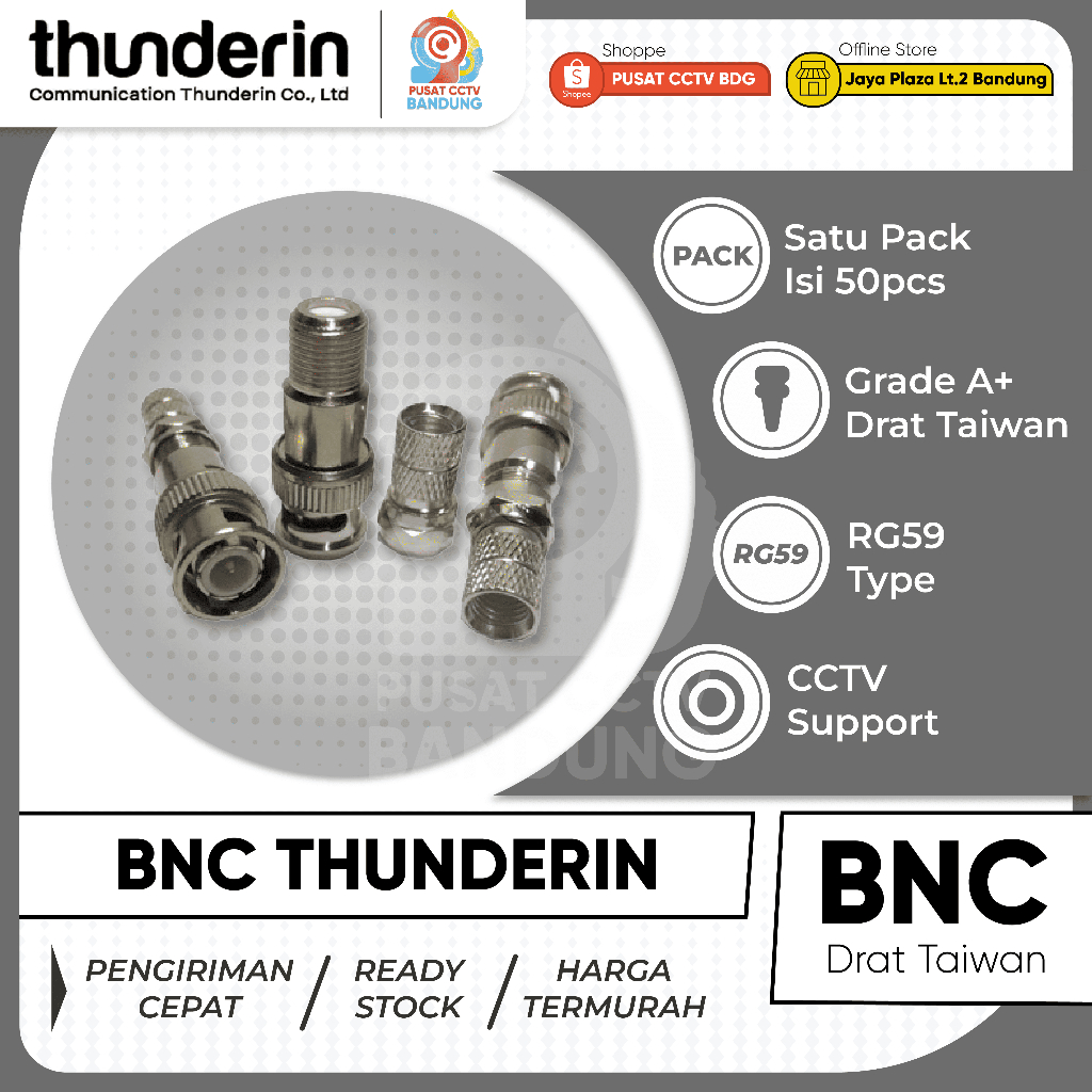 BNC Drat Taiwan SPT Thunderin Top Quality (1 Pack= 50pcs)
