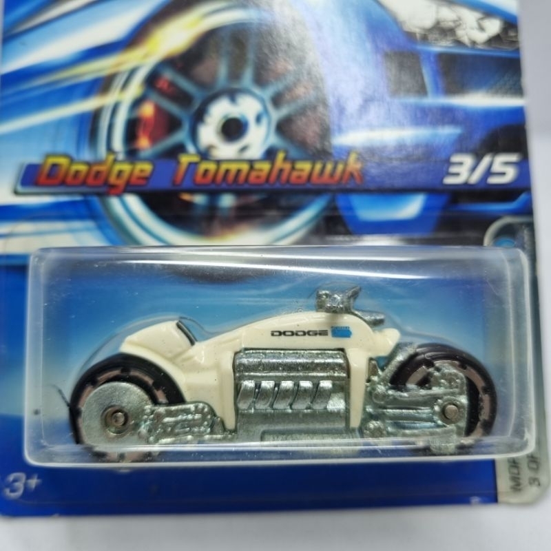 Diecast Hotwheels Motor 1:64 DODGE TOMAHAWK