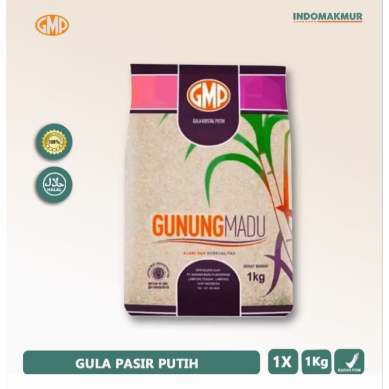 

Gula Pasir Gunung Madu 1kg | Gula kristal GMP 1kg