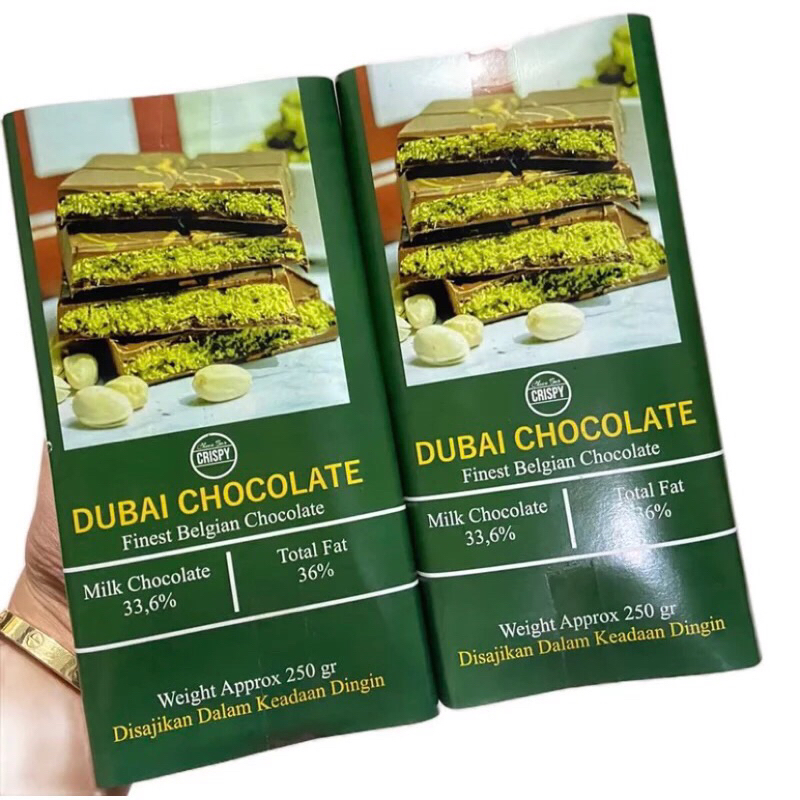 

￼DUBAI CHOCOLATE PREMIUM MILK / COKLAT DUBAI PREMIUM