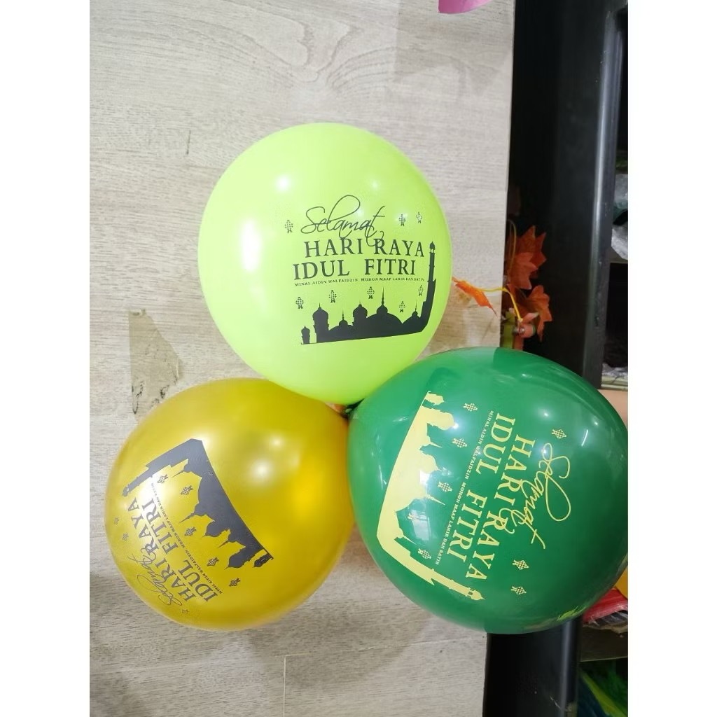 Balon Latex Idul Fitri /Balon Ramadhan/balon lebaran