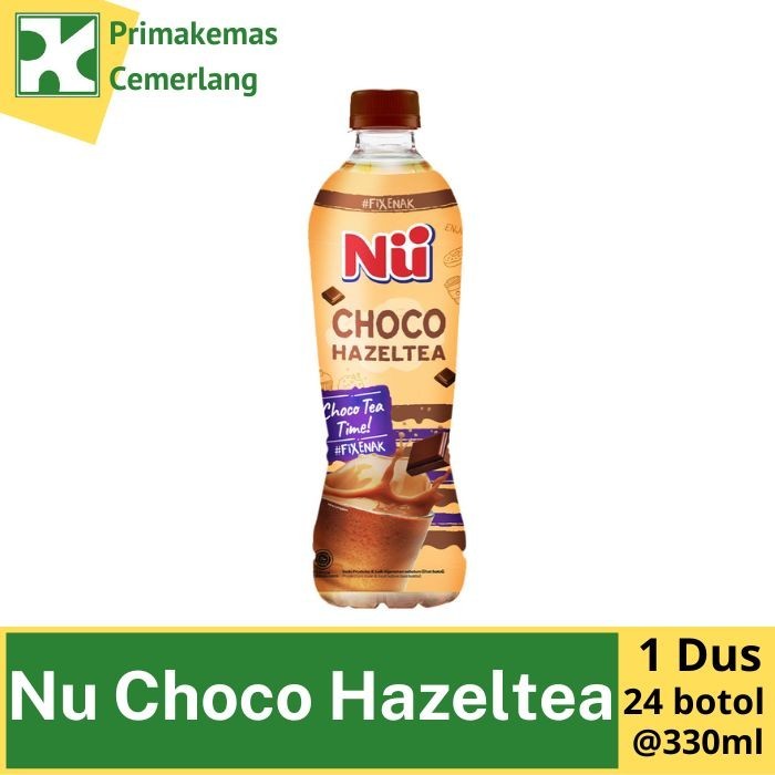 

NU CHOCO HAZELTEA 330 ML (24 BOTOL/DUS)