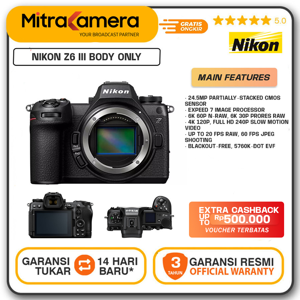 Nikon Z6 III Mirrorless Camera