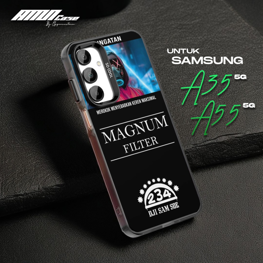 CASE SAMSUNG A35 - A55 5G CASING HOLOGRAM - CASE ROKOK FULL PRINT - CASE PREMIUM TERBARU