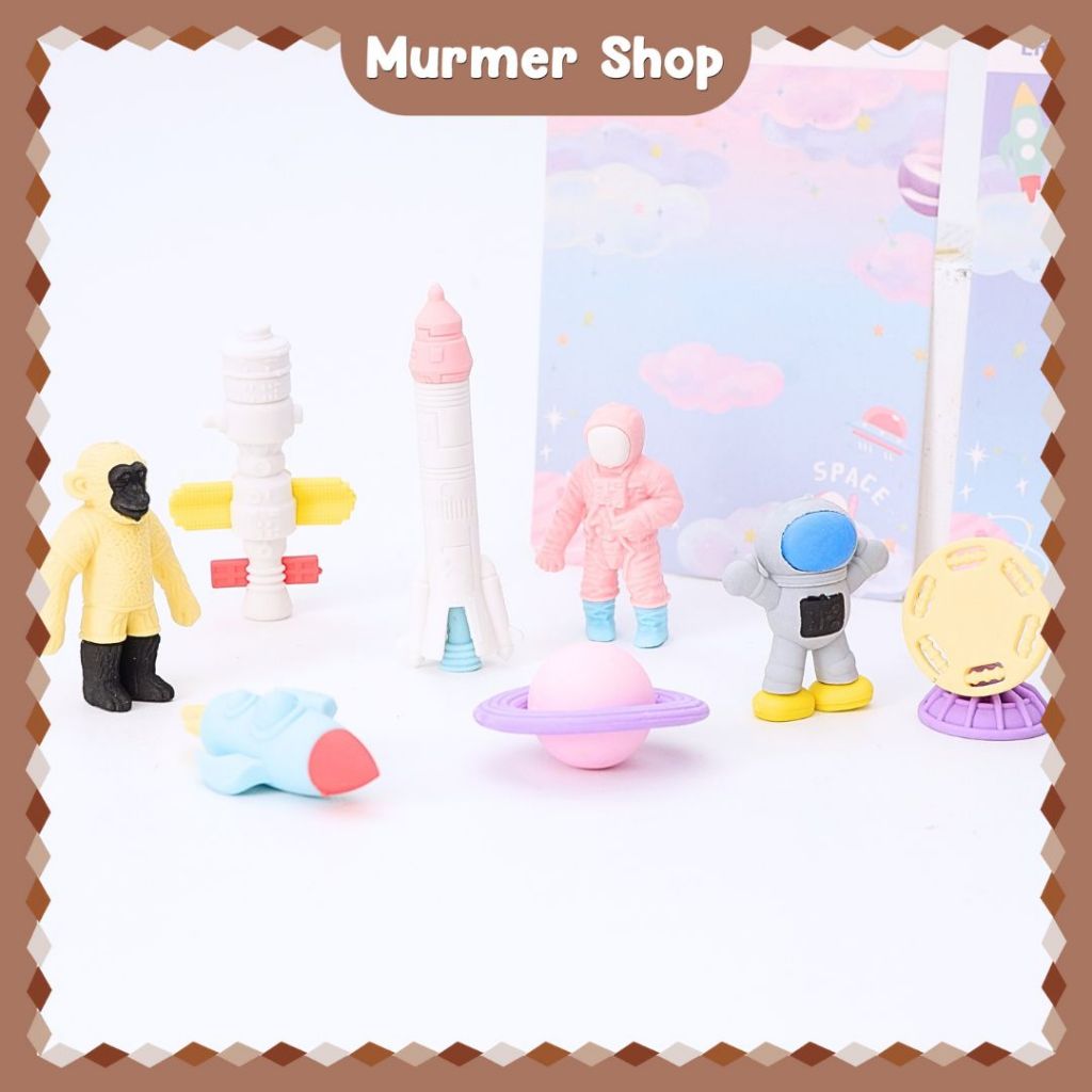 

Penghapus 3D Xiao Gu Dong Papan Astronot XGD-039 Satelit Eraser Lucu unik miniatur planet Roket
