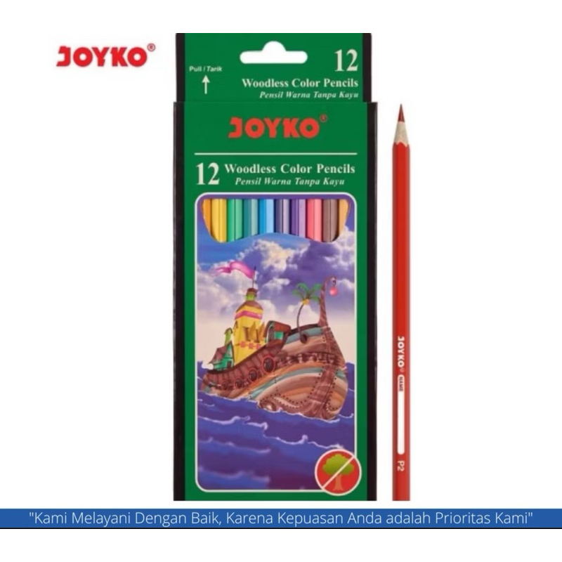 

JOYKO Pensil 12 Warna Panjang CP-103