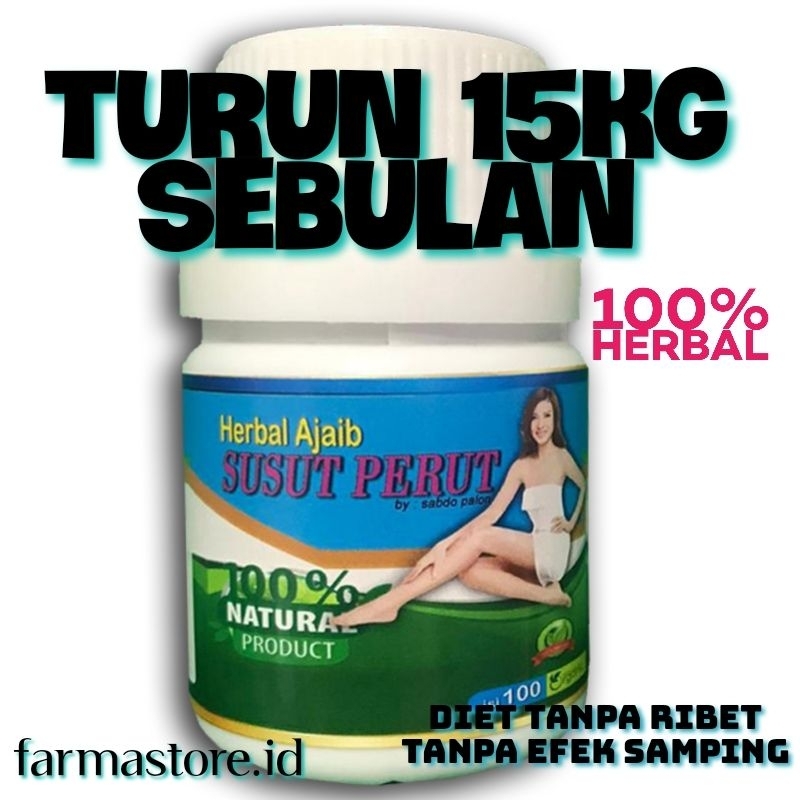 Herbal Ajaib Susut Perut Turun Sebulan 15KG