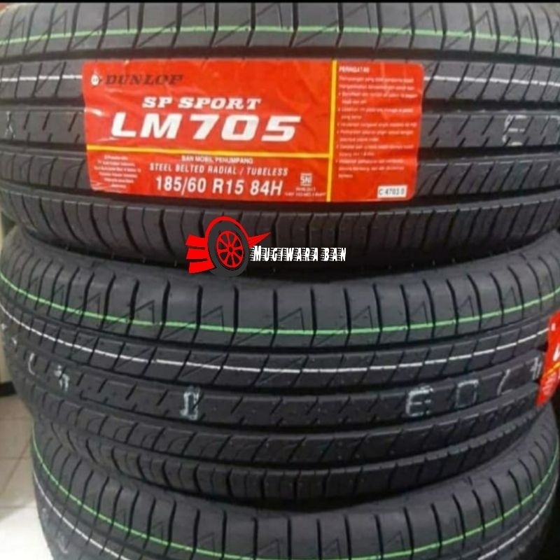 BAN MOBIL DUNLOP 185 60 R15 LM705 TUBELESS