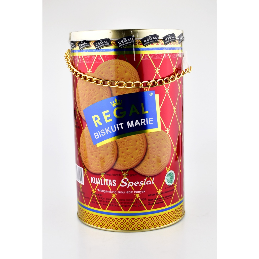 

REGAL BISKUIT MARIE SPESIAL KALENG 1000GR/1KG