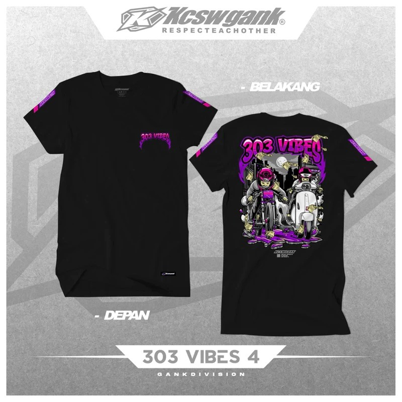 KAOS 303 VIBES KCSW GANK KAOS DRAG BIKE KAOS RACING TERBARU