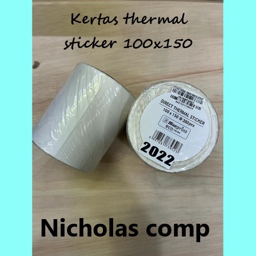 

Stiker Thermal 100x150 Blueprint 1 roll (200pcs)
