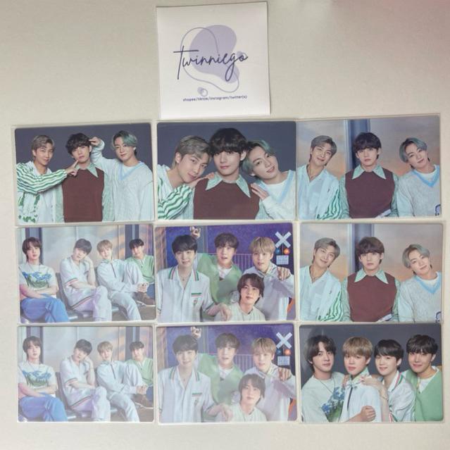 BTS POSTCARD SOWOZOO PHOTOCARD UNIT SOWOZOO 2021 BTS NAMJOON JIN SUGA JHOPE JIMIN V JUNGKOOK