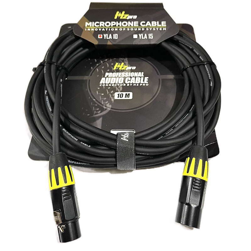 Kabel Audio in-out HZ pro Jack Canon 10meter XLR Male to XLR Female 10m