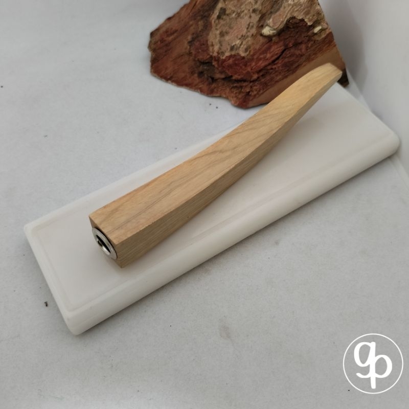 Pipa once / once cangklong / pipa rokok / padutan kayu kemuning premium segi empat / model kotak / m