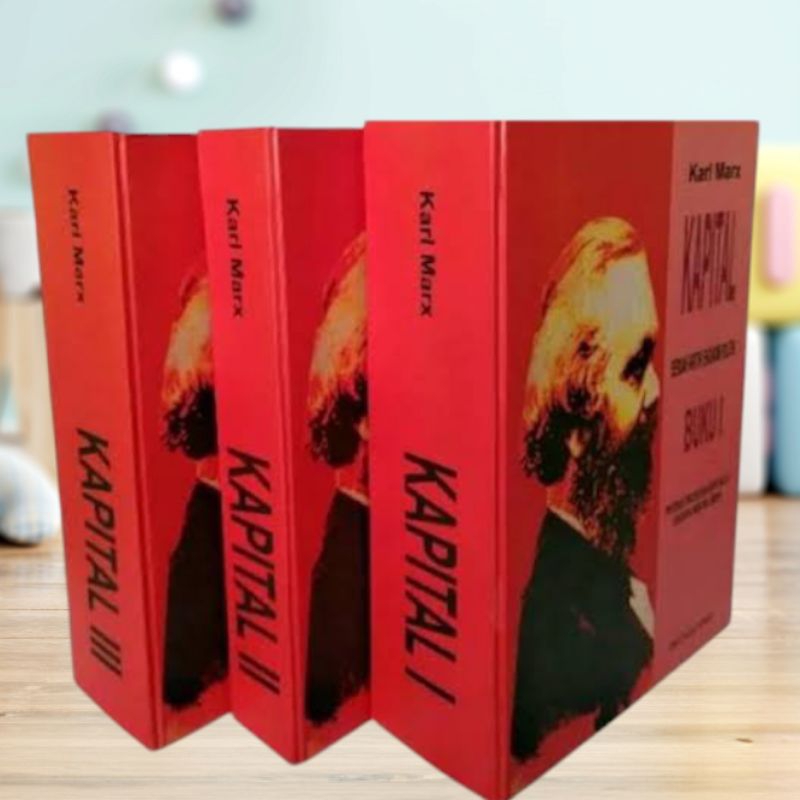 Buku Das Kapital Jilid 1 sampai 3 Hardcover