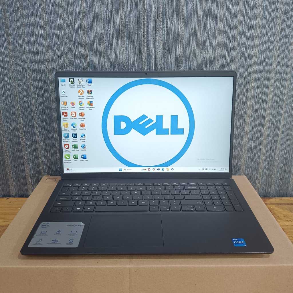Laptop Dell Inspiron 15 3000, Gen 11Th, #TOUCHSCREEN, Gaming Editing Ok, Lengkap, Grey Seri baru loh