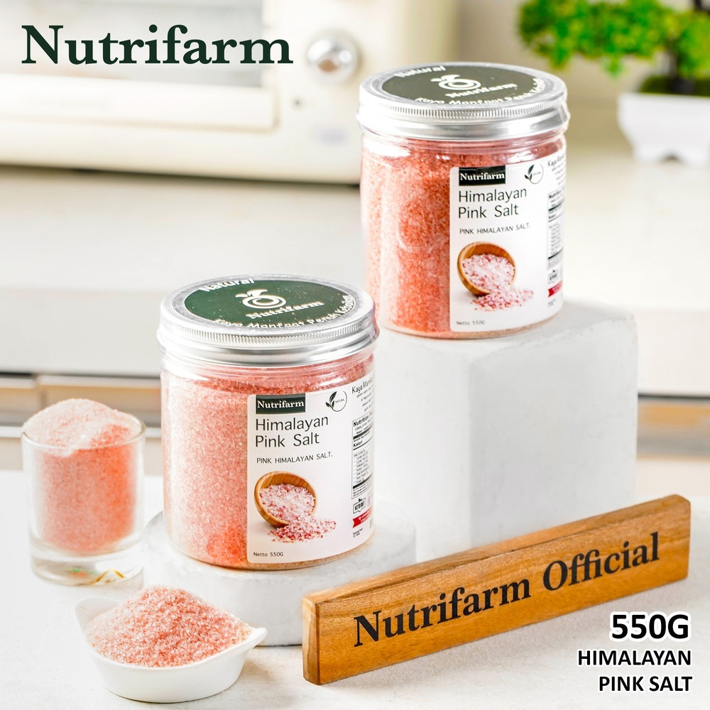 

[PREMIUM] Nutrifarm Himalayan Salt 550g Asli Mineral Tinggi