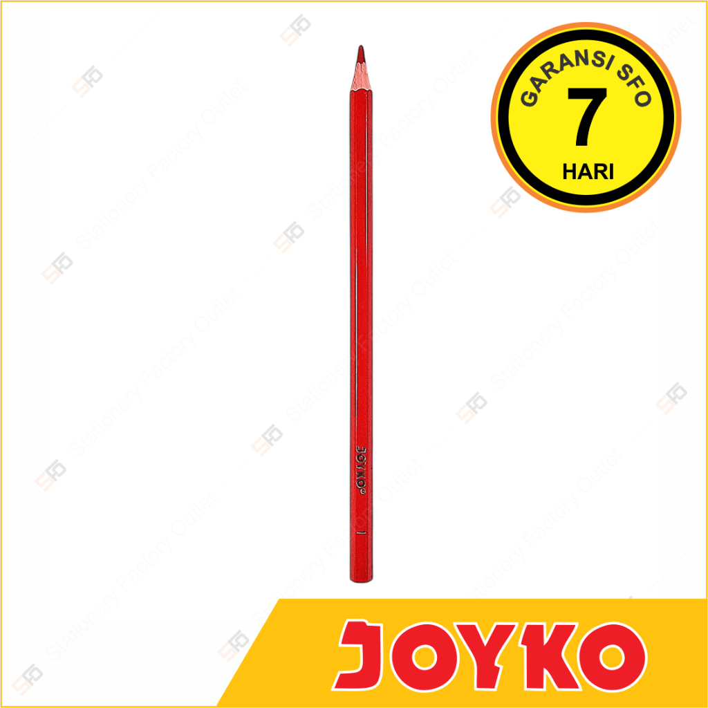 

Pensil Warna Joyko Satuan - 1 Red - SFO Semarang Official