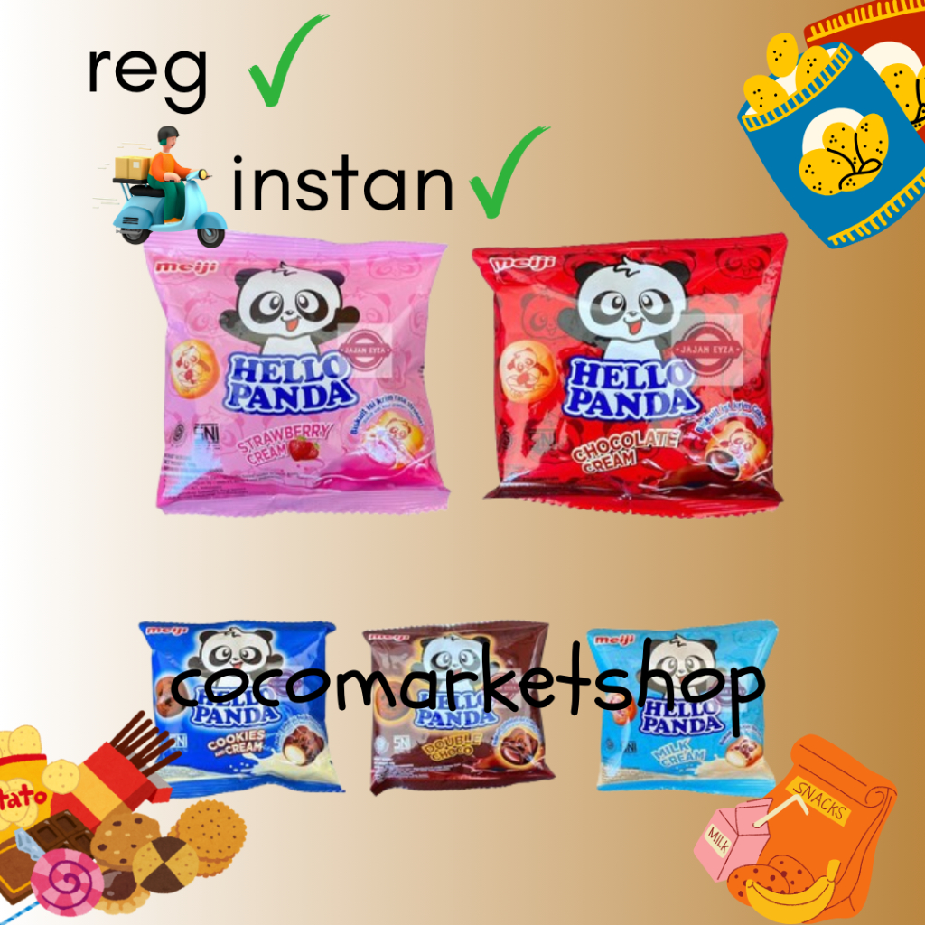 

COCOMART - (RENCENG) Hello Panda Cokelat - 10pcs