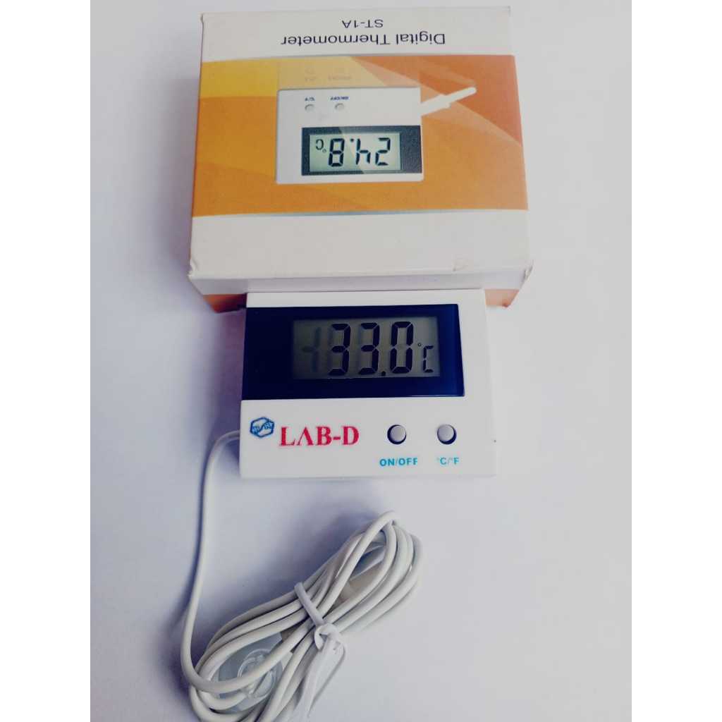 Thermometer Digital LAB-D ST-1A Sama Dengan ELITECH Pengukur Suhu Kulkas Freezer Gudang Es