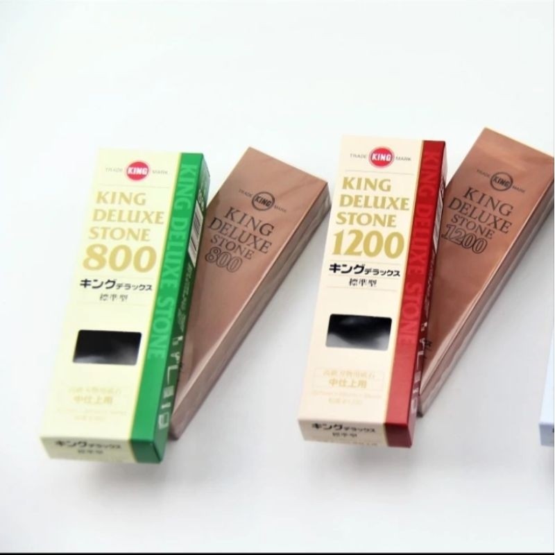 batu Asahan merek KING DELUXE STONE grit 1200 batu asah asli original japan