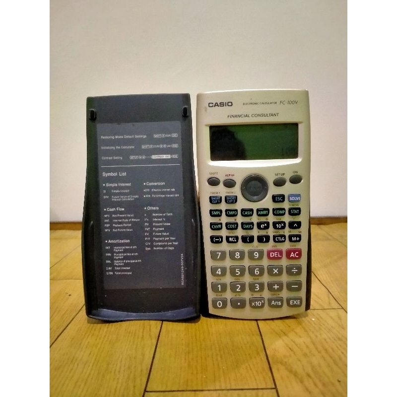 

Kalkulator Casio Financial Consultant FV-100V