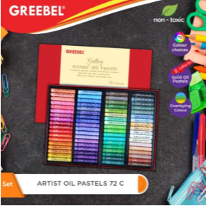 

Greebel Premium Artist Oil Pastels 72 Warna