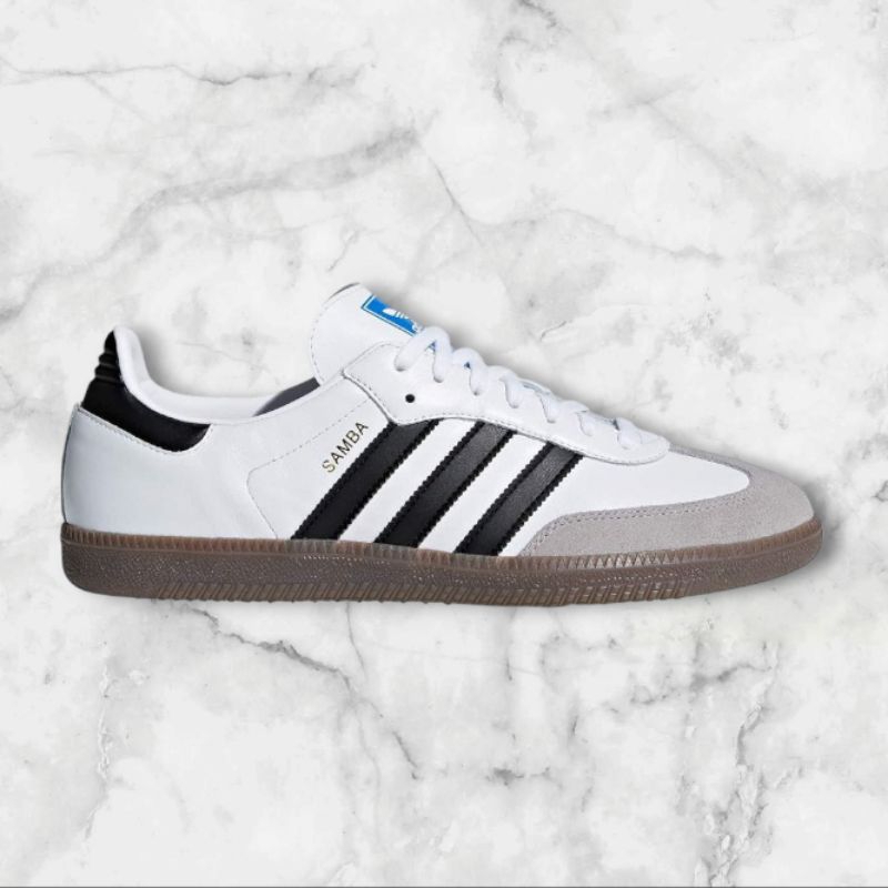 MEGA SALE - Sepatu Garis Tiga SamBo White Snickers Pria & wanita