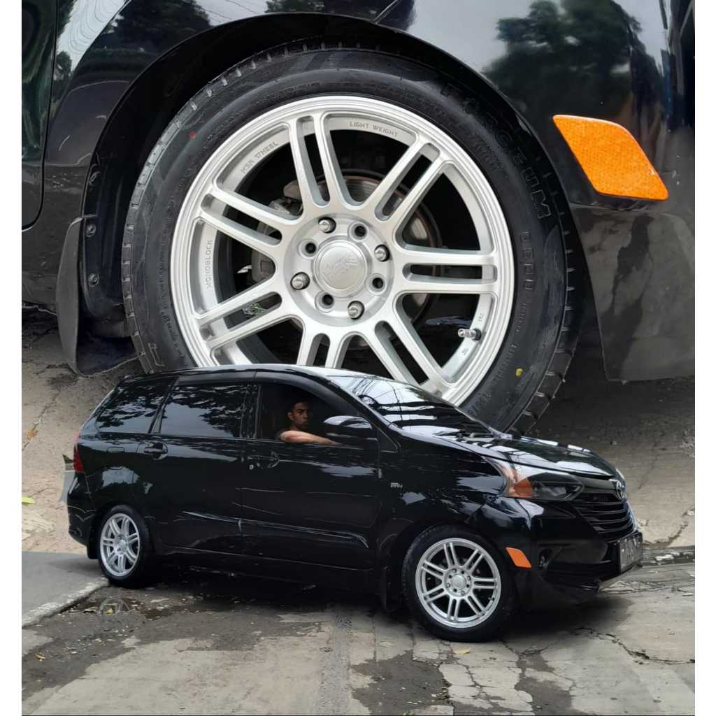 paket velg plus ban accelera 205 55 r16 untuk mobil avanza use velg hsr boon ring 16