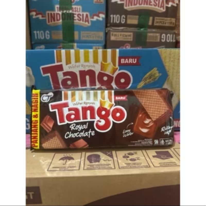 

Tango wafer 110gram 1 dus isi 24pcs / coklat dan vanilla