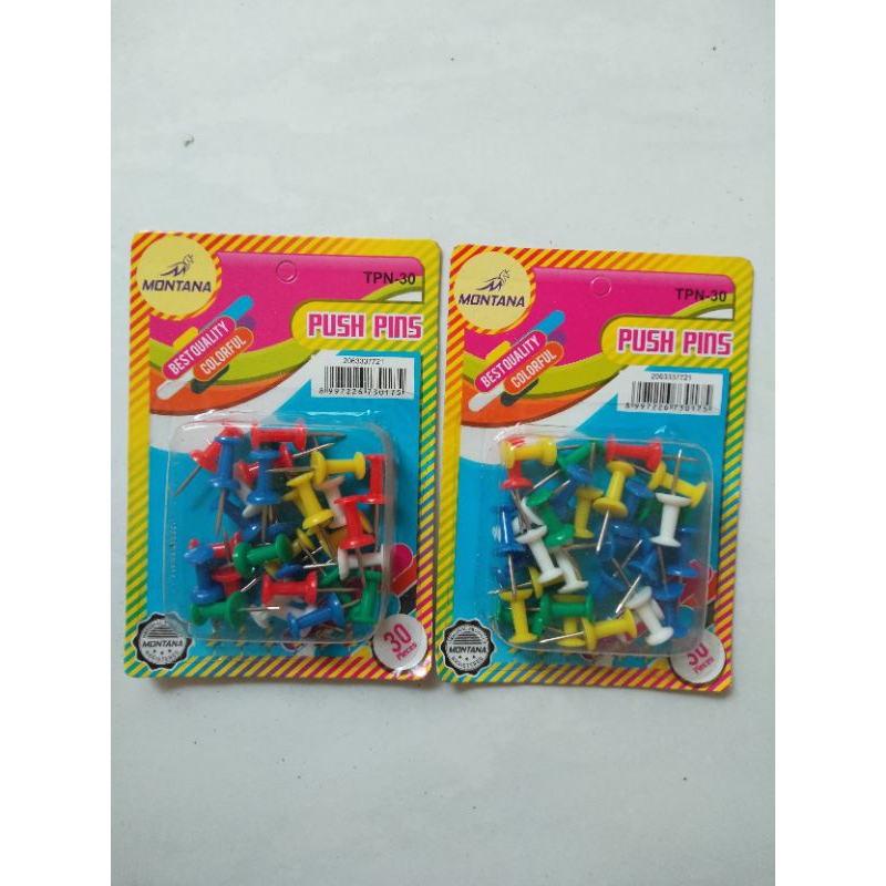 

Push Pin Color Montana TPN-30