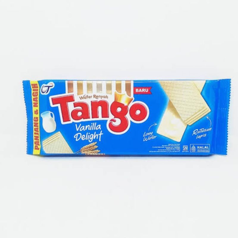 

WAFER TANGGO MURAH VANILLA MILK ENAK 130 gram - tango renyah vanila long wafer