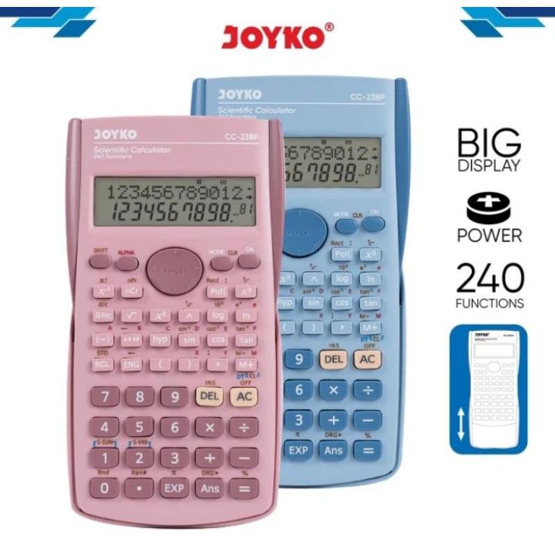 

Calculator JOYKO CC 023BP / Kalkulator Scientific / Sekolah