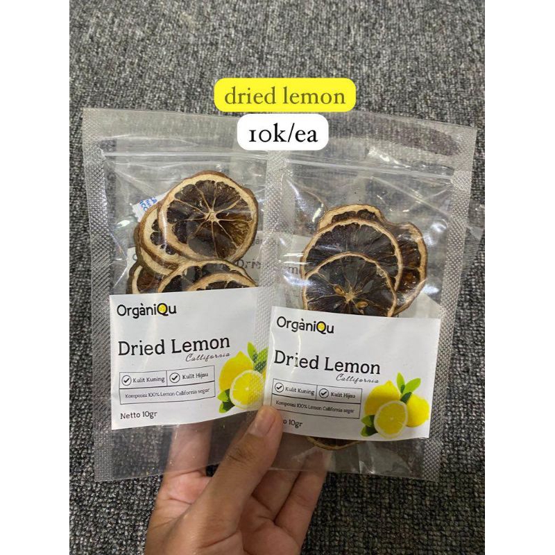 

dried lemon