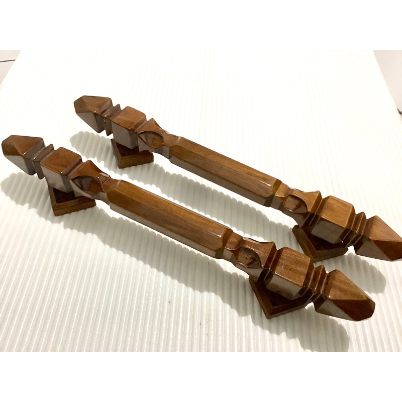Handle Pintu Rumah - Gagang Pintu Tarikan Pintu Mewah Kayu 40cm