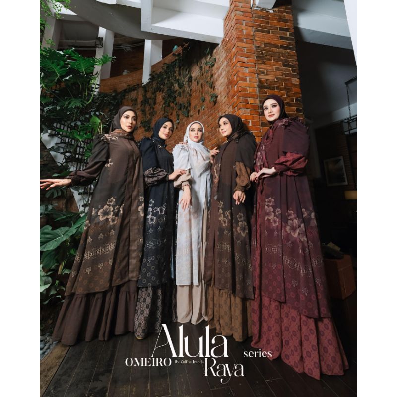 Alula set Syari Raya series by Omeiro addict