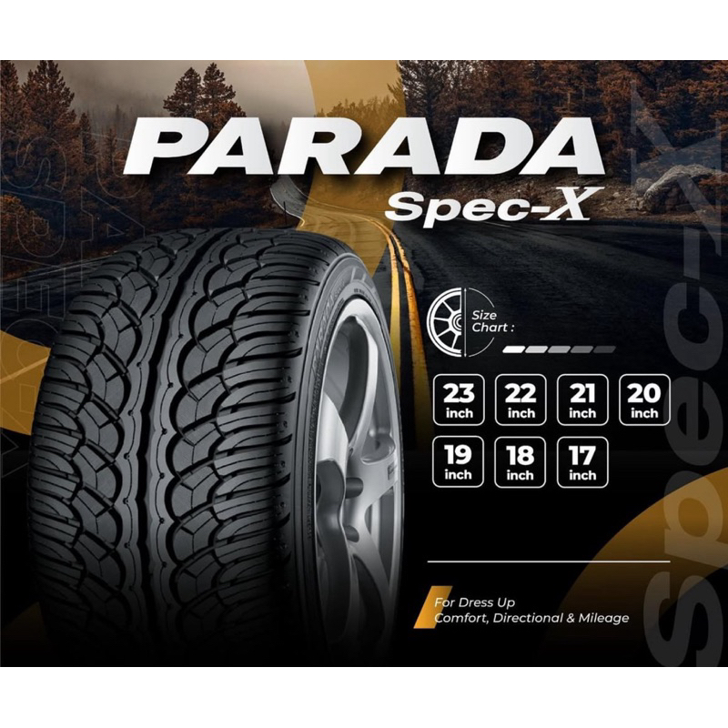 ban mobil 285 50 20 Yokohama Parada ukuran 285/50 r20 untuk Land Cruiser 285/50r20
