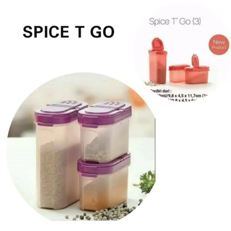 Spice T Go New Tupperware / Tempat lada Tupperware