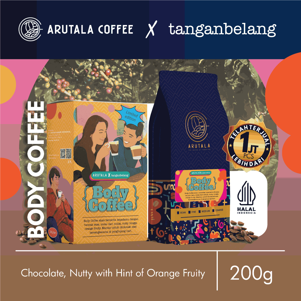 

ARUTALA x Tangan Belang Body Coffee Blend 200gr