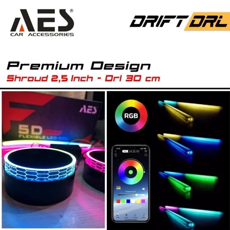 DRL RGB BELANG DRL AES Huracan Softled 30cm DRL wellcome light