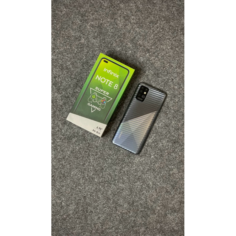 Infinix note 8 Ram 6GB internal 64GB second mulus