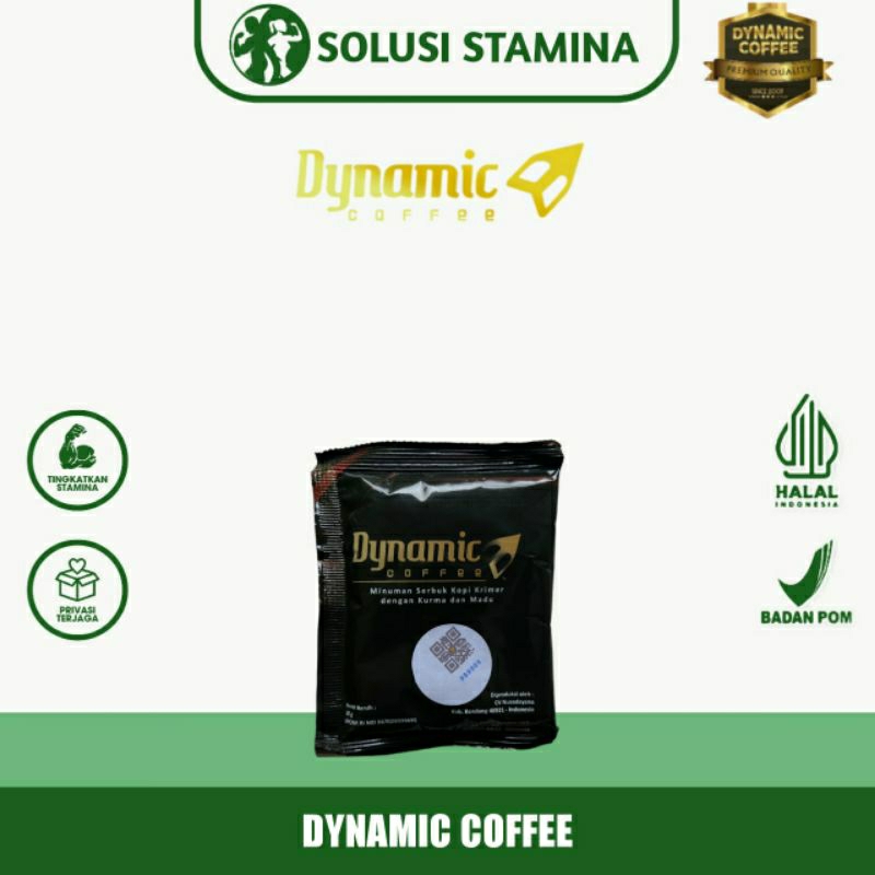 

Eceran Sachet - Kopi Dynamic Original - Minuman Serbuk Kopi Krimer dengan Kurma dan Madu