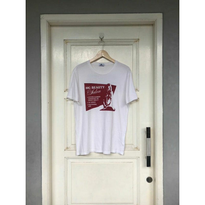 Kaos / T-Shirt Vintage Japanese Brand Hysteric Glamour HG Beauty Salon Second
