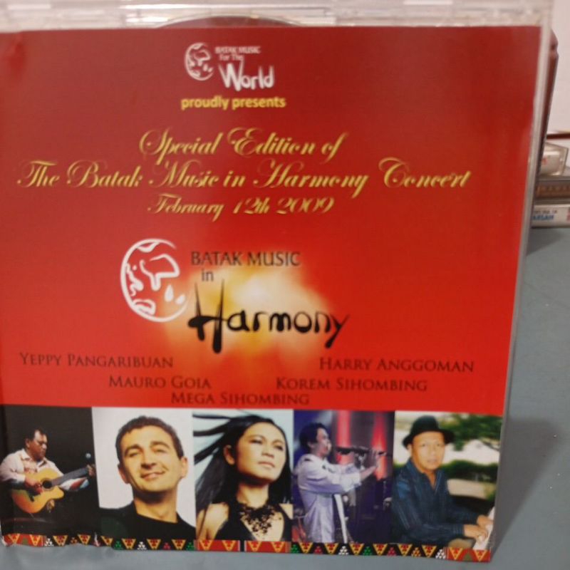 CD rohani Batak konser etnis batak