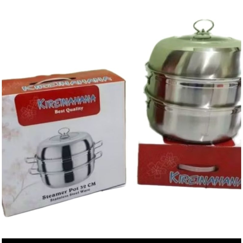 Kireinahana 32cm Steamer Pot Panci Kukus