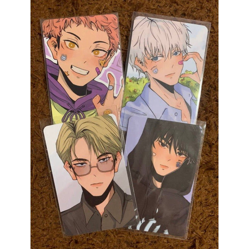 Photocard Jujutsu Kaisen 6baji nanami itadori megumi gojo